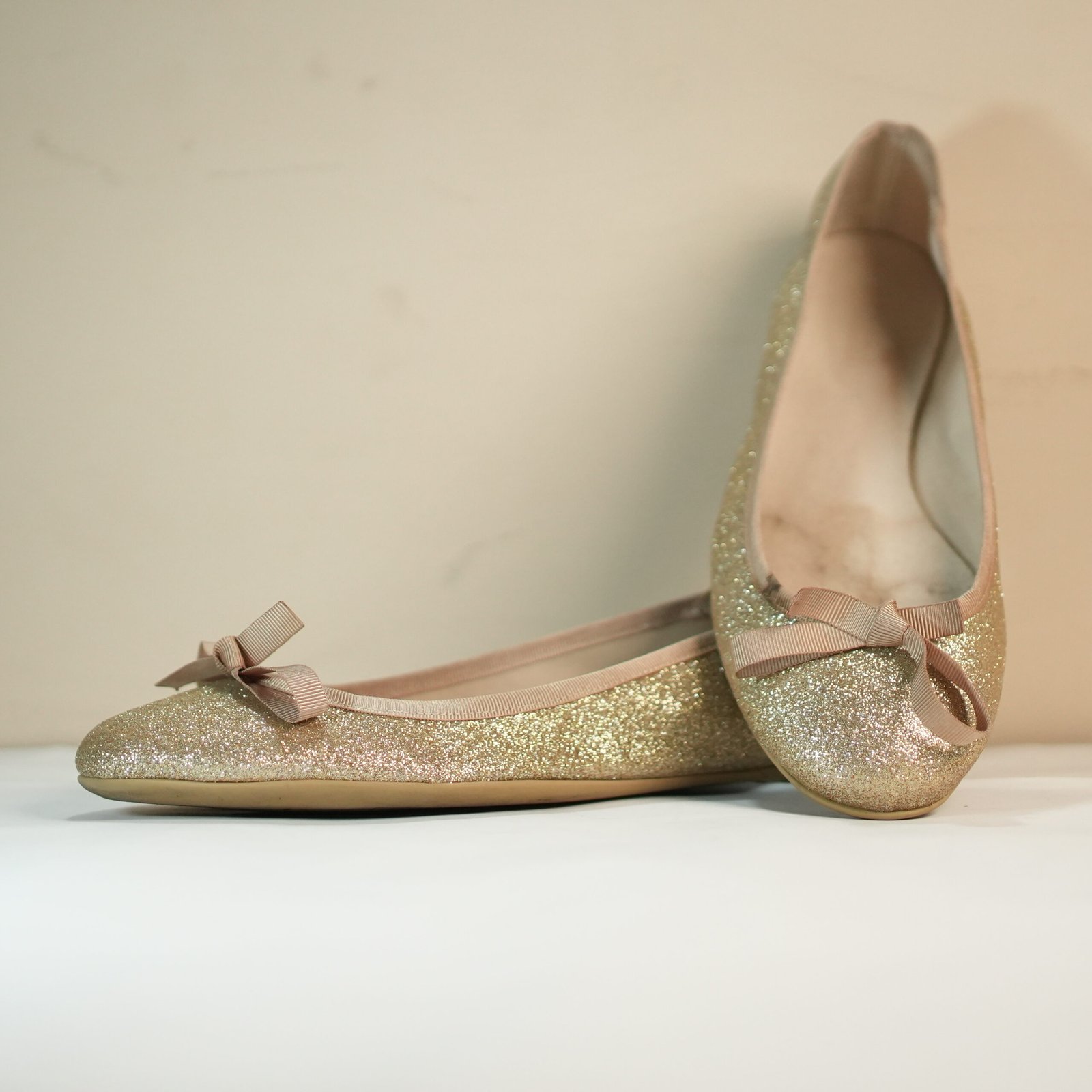 Benni – Women's Metallic Gold Ballet (New Authentic)