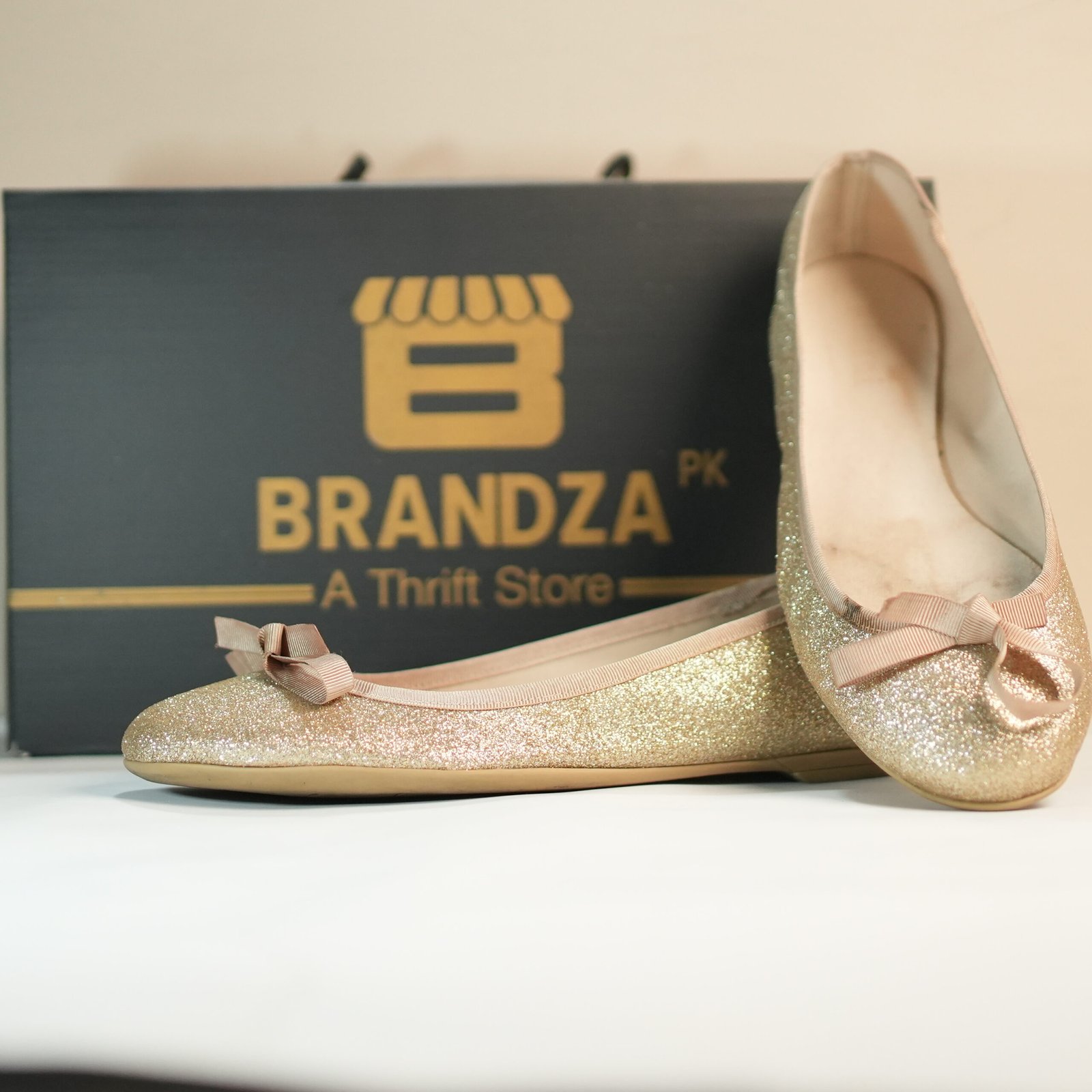 Benni – Women's Metallic Gold Ballet (New Authentic)