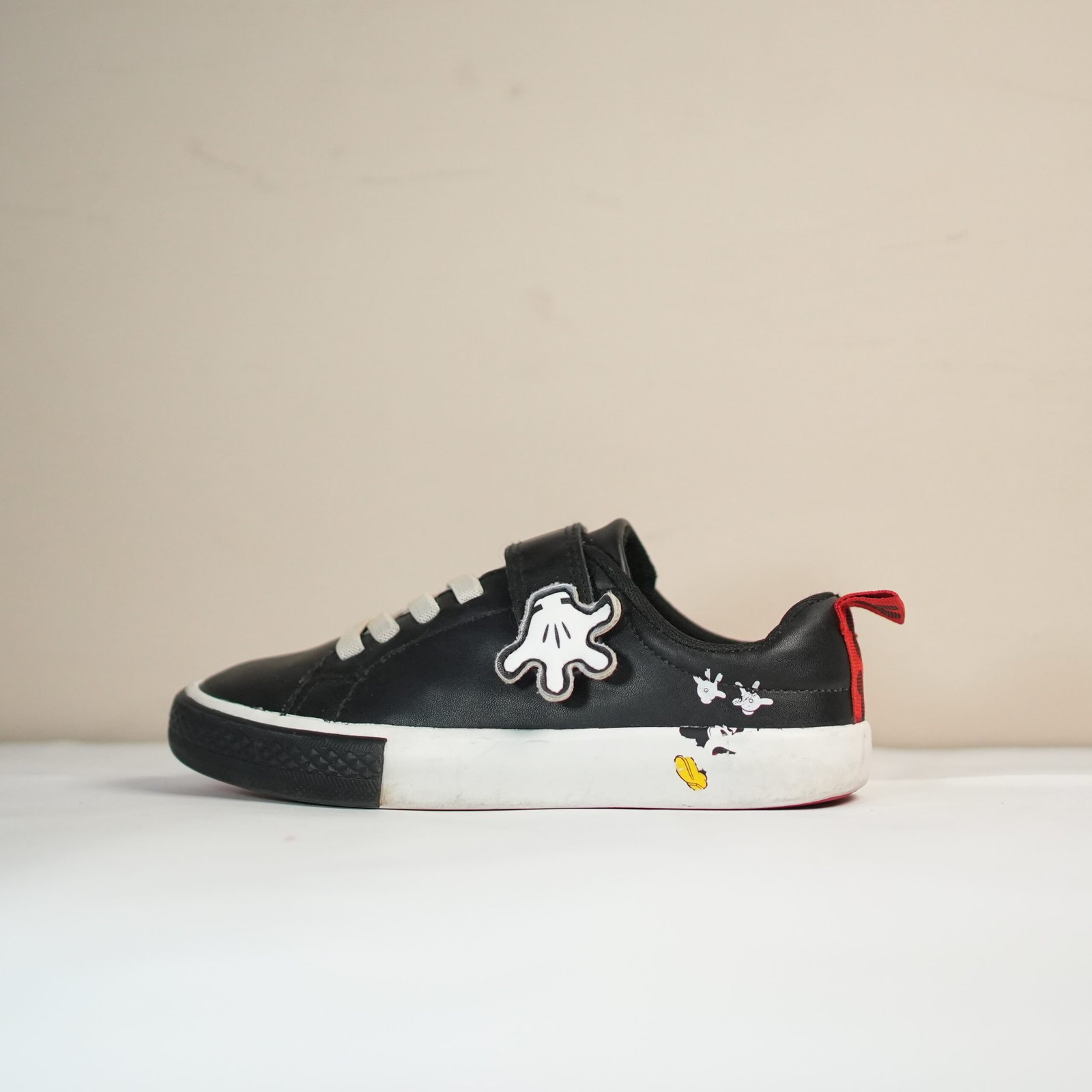 H&M Boys Black & White Motif-Detail Trainers