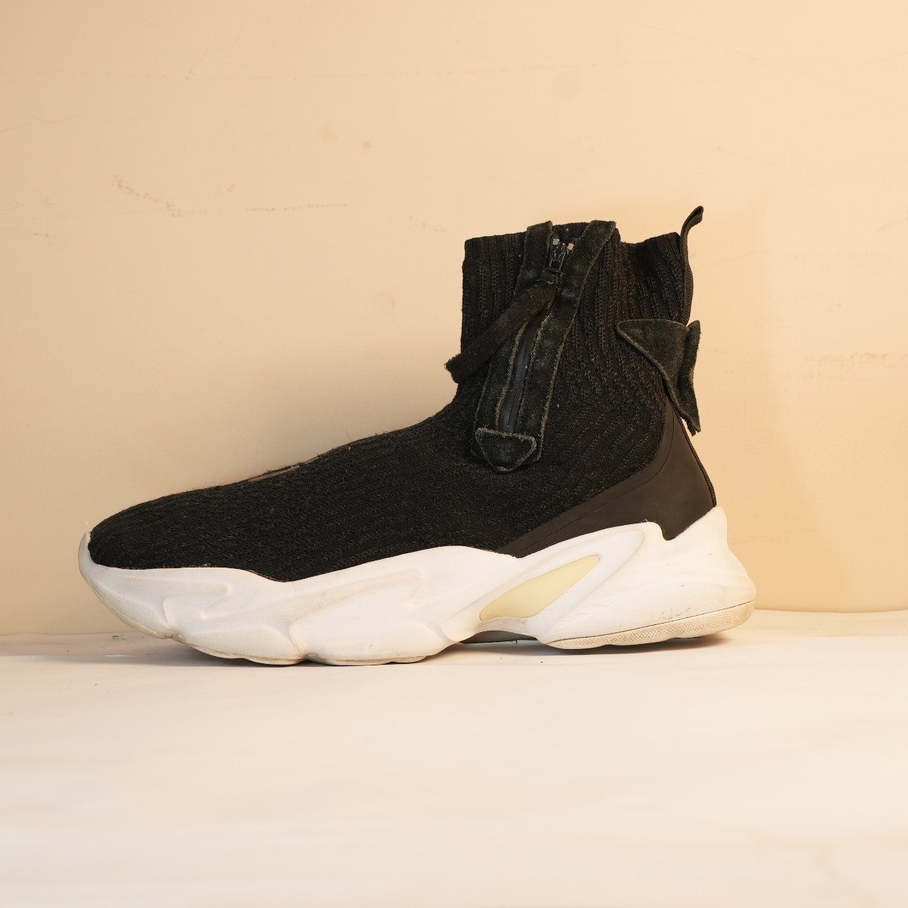 Anta mens Anta Zip Sock Collar High Top Sneakers - Image 5