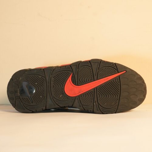 Nike Air More Uptempo Alternates Black Varsity Red PS DM0019-001 Size 1Y