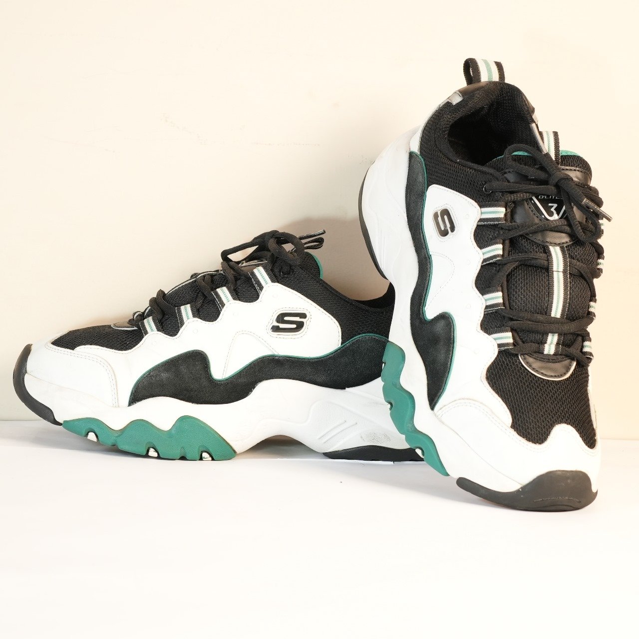 Skechers d'lites 3 mens black - Image 5